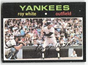 1971 Topps #395 Roy White Yankees Baseball Card