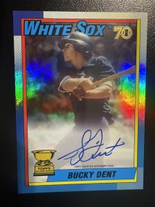 2021 Topps Bucky Dent Autographed Rookie Card