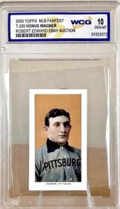 2000 Topps T-206 Honus Wagner Baseball Card