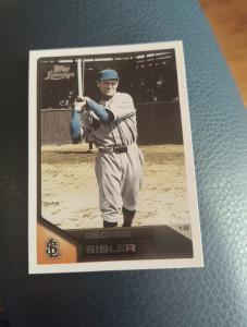 George Sisler 2011 Topps Lineage #27 Card