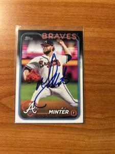 2024 Topps Series 2 A.J. Minter Autograph Card