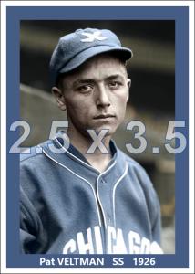 Pat Veltman 1926 Chicago White Sox Color Print