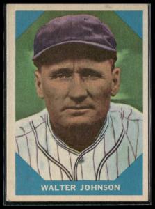 Walter Johnson #6 1960 Fleer Baseball Card