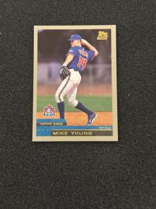 2000 Topps Mike Young Rookie Card Blue Jays