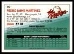Pedro Martinez 1992 Donruss Rookie Card #69