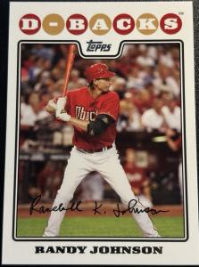 2008 Topps Randy Johnson #396 Diamondbacks Card