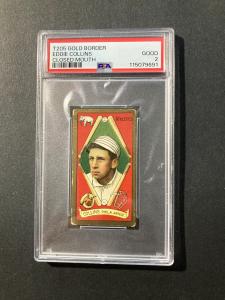 1913 T205 Eddie Collins Gold Border Card