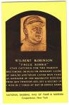 Wilbert Robinson Hall of Fame Plaque Postcard