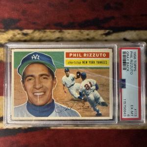 1956 Topps Phil Rizzuto Card #113 Gray Back