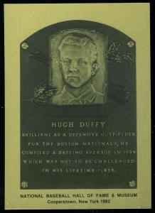 Hugh Duffy Rare Hall of Fame Metallic Card