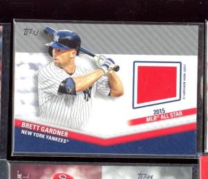 2020 Topps Brett Gardner All-Star Jersey Card