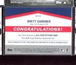 2020 Topps Brett Gardner All-Star Jersey Card