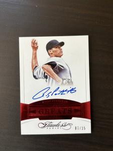 Andy Pettitte 2017 Flawless Ruby Autograph /15