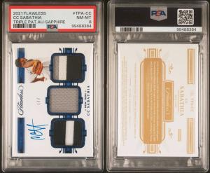 2021 Panini Flawless HOF CC Sabathia Autographs