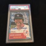 Goose Gossage 2022 Topps Chrome Blue Auto 40/99