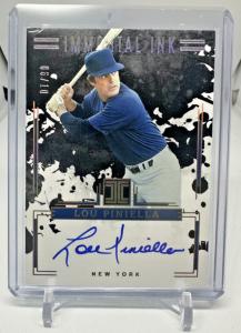 2025 Panini Impeccable Lou Piniella Immortal Ink