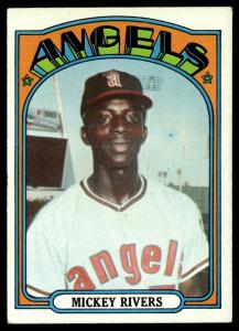 1972 Topps Mickey Rivers Rookie Card #272