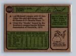 1974 Topps Bucky Dent Rookie Card #582