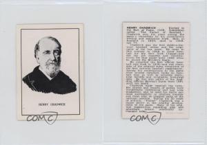 Henry Chadwick Hall of Fame Sports Card 1950-56