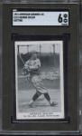 1921 E121 George Sisler American Caramel Card