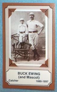 1975 Fleer Buck Ewing Insert #3 Baseball Card