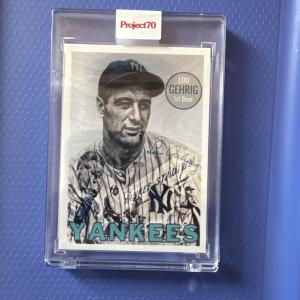 Topps Project 70 Lou Gehrig Artist Proof Card