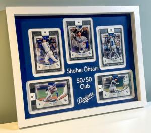 Framed 2024 Topps Ohtani HR #1 Variation