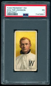 1909-11 T206 Walter Johnson HOF - PSA 1