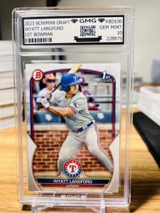 2023 Bowman Draft Wyatt Langford Gem Mint RC
