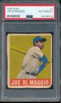 1948 Leaf Joe DiMaggio #1 PSA Authenticated Card