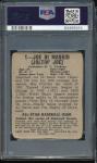 1948 Leaf Joe DiMaggio #1 PSA Authenticated Card