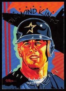 1995 Donruss Jeff Bagwell Diamond Kings Card