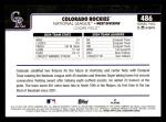2025 Topps #486 Colorado Rockies Baseball Card