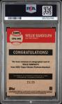 Willie Randolph 2022 Orange Refractor Autograph PSA 10