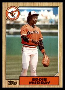 Eddie Murray 1987 Topps #120 Baltimore Orioles Card