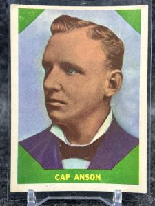 1960 Fleer Cap Anson Chicago Cubs Baseball Card