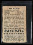 Phil Rizzuto 1952 Bowman Yankees Card #52