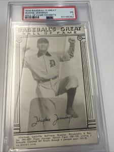 1948 Exhibits Hughie Jennings Baseball Card PSA 1