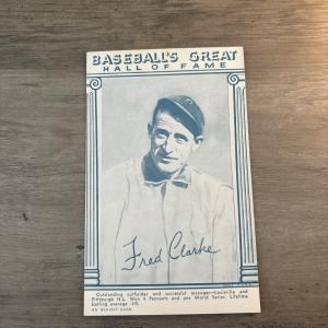 1974 Fred Clarke Hall of Fame Sports Card