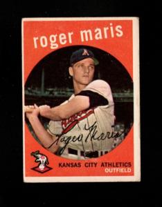 1959 Topps Roger Maris Baseball Card #202