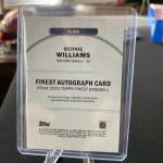 2025 Topps Finest Bernie Williams Orange Autograph Card