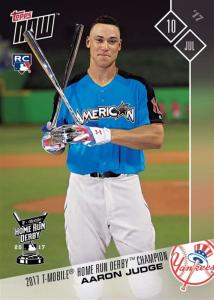 2017 Topps Now Aaron Judge Rookie Card