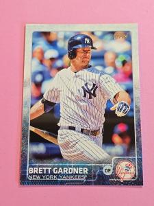 2015 Brett Gardner Topps Baseball Card #21