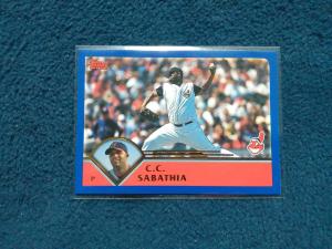 2003 Topps C.C. Sabathia Cleveland Indians Card