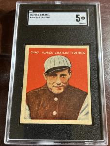 1932 U.S. Caramel Chas. Red Ruffing Card