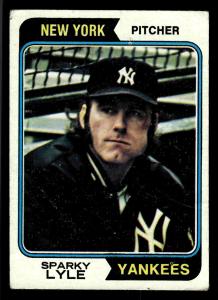 1974 Topps #66 Sparky Lyle - Yankees Card