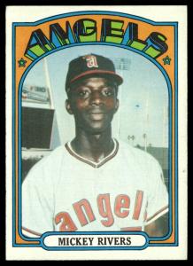1972 Topps Mickey Rivers Rookie Card #272