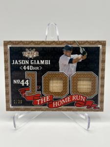 2024 Leaf Lumber Jason Giambi Home Run Relic
