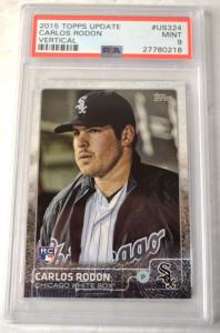 2015 Topps Update Carlos Rodon Rookie Card PSA 9