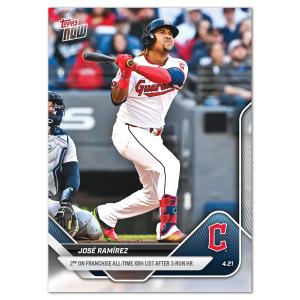 2025 Topps Now #94 Jose Ramirez Cleveland Guardians